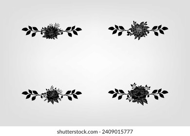 Floral Flower Foliage Arrangement Wreath