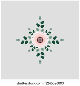 Floral flower and leaf useful, editable. And printable Perfect for use in a wide range of new media templates: Web Marketing Agency, Social Media Services Showcase, Online Marketing Apps, and Web.