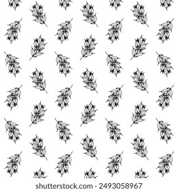 Fondo abstracto del patrón floral de la flor, negro y blanco para su telón de fondo, tela, envoltura y Fondo de pantalla