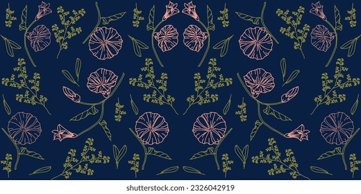 Floral  Flower  Pattern Background Texture Design