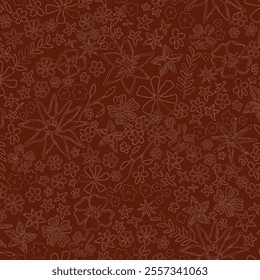 Floral Flower PAttern Fabric design Art Textile Illustration