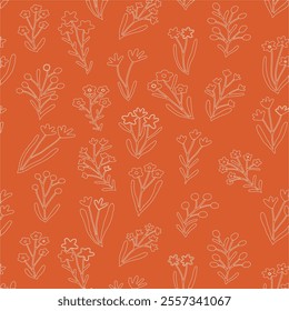 Floral Flower PAttern Fabric design Art Textile Illustration