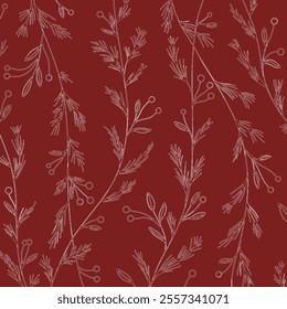 Floral Flower PAttern Fabric design Art Textile Illustration