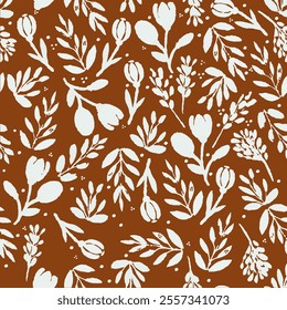 Floral Flower PAttern Fabric design Art Textile Illustration