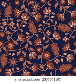 Floral Flower PAttern Fabric design Art Textile Illustration