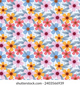 Blumenmuster und nahtlos