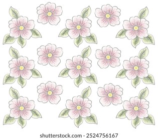 Floral Flower Pattern Vector for fabric, Fashion and anything