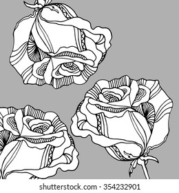 floral flower rose spring summer background botanical garden