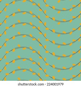 Floral and flower seamless pattern