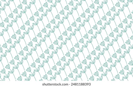 floral and flower seamless pattern background