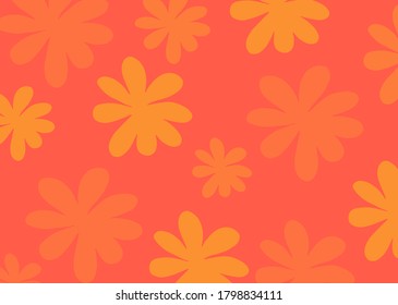 Floral, flowers  abstract background, vector editable illustration