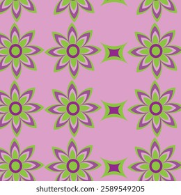 Floral Flowers Pattern royalty- stock illustration.