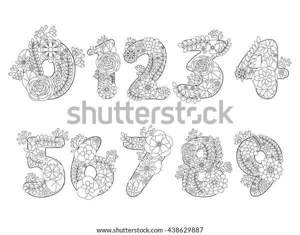 9200 Free Numbers Coloring Book Free