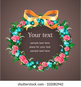 Floral frame