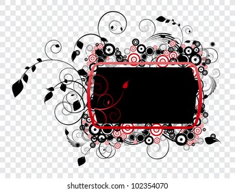 Floral frame