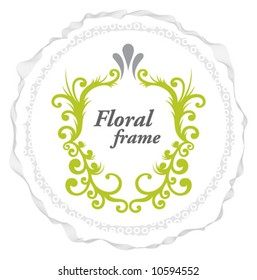 Floral frame