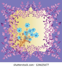 Floral frame