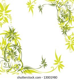 Floral frame.