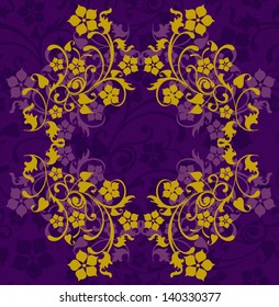 Floral frame