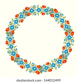 Floral frame