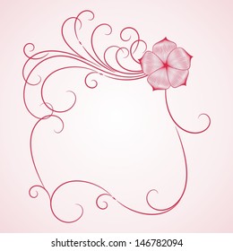 Floral frame.