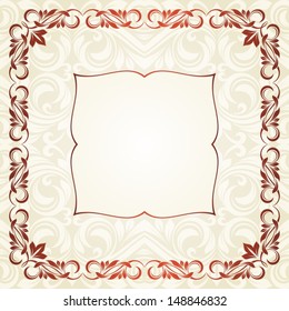 Floral frame