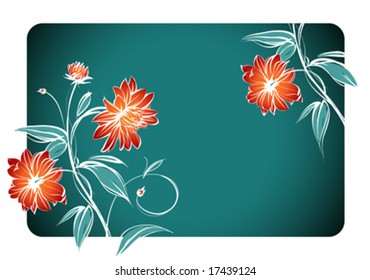 Floral frame