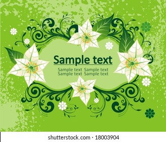 Floral frame