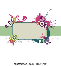 Floral frame