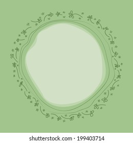 Floral frame