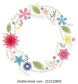 Floral frame
