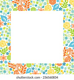 Floral frame