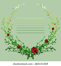 Floral frame