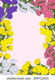 Floral frame.