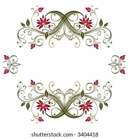 Floral frame