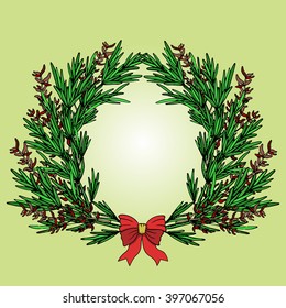 Floral frame