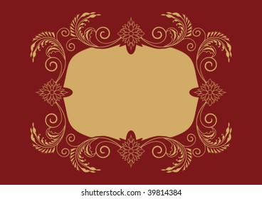 Floral frame