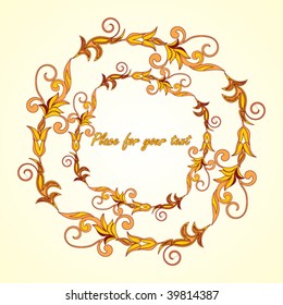 Floral frame