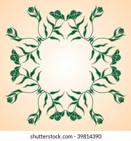 Floral frame