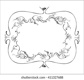 Floral frame