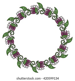 Floral frame