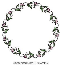 Floral frame