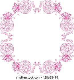 Floral frame