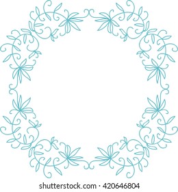 Floral frame