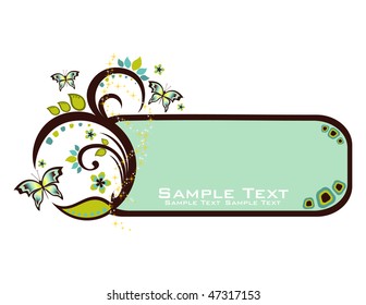 Floral frame