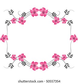 Floral frame