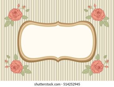 Floral frame