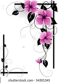Floral frame