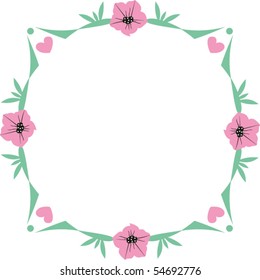 Floral frame