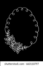 Floral frame
